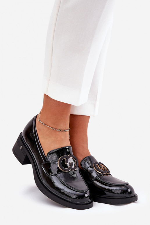 met lakeffect Leer Mocassins met hakken Vinceza 18102 zInart