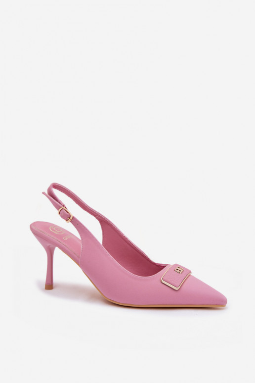 hoge hakken Dames Met sierlijk Detalem roze Lurella