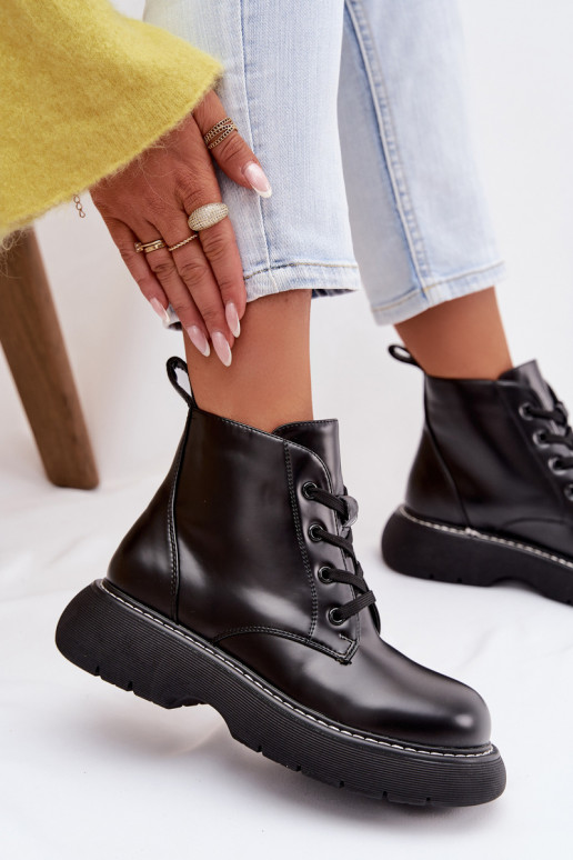 opInarmen Dameslaarzen met platform met veters zInart Harmine