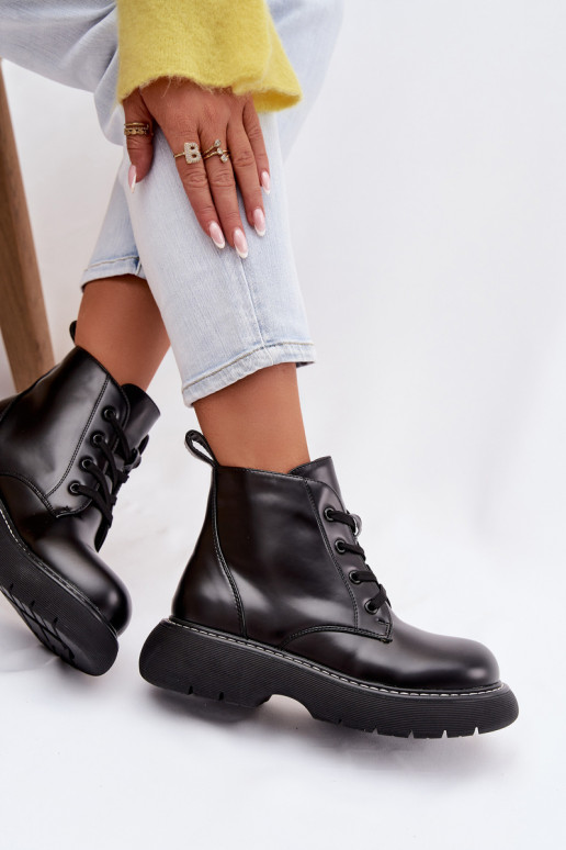 opInarmen Dameslaarzen met platform met veters zInart Harmine