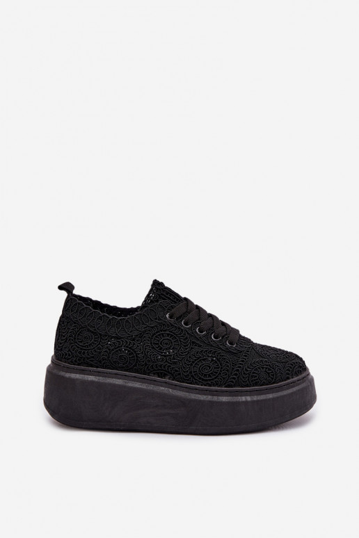 SzydełkoIne Sneakers Dames met platform zInart Evalora