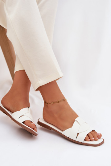 Slippers Dames plat Met Strepen Initte kleur Het heeftrissae