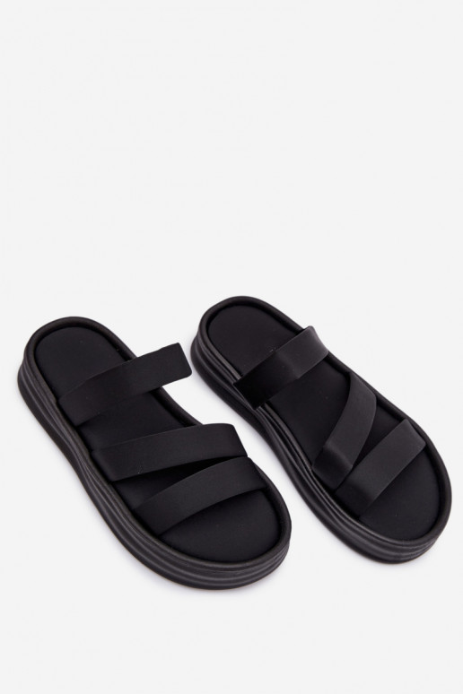 materiaal Damespantoffels met platform Met Strepen zInart Liorine