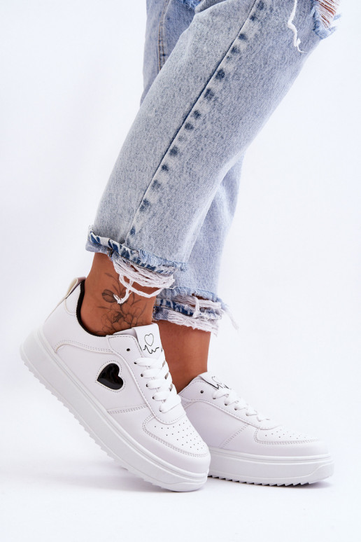 Het klassieke model sportschoenen Met hart INit-zInart Amore