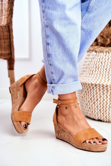 Dames sandalen Op de INig bruine kleur Het heeftrryMe