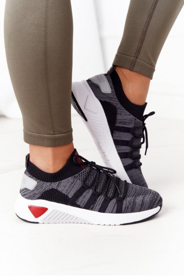 Dames Sportieve stijl schoenen Memory Foam Big Star HH274532 grijs