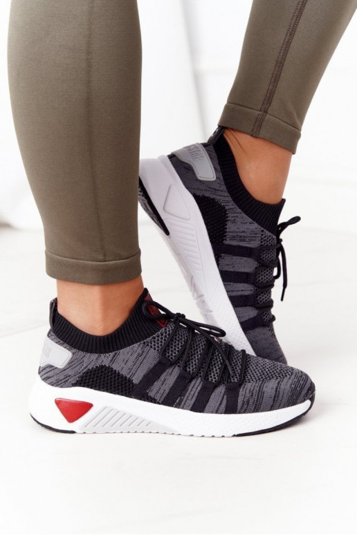 Dames Sportieve stijl schoenen Memory Foam Big Star HH274532 grijs