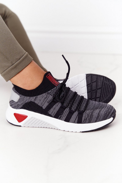 Dames Sportieve stijl schoenen Memory Foam Big Star HH274532 grijs