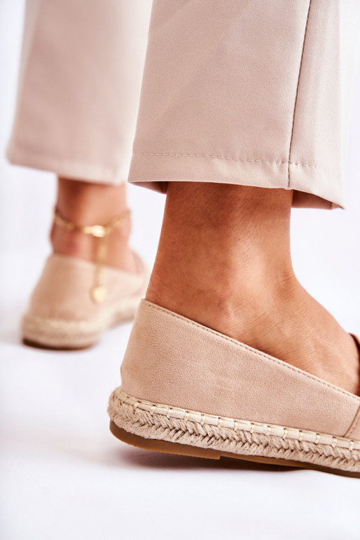 Het klassieke model Persistent model Dames espadrilles beige Cersei