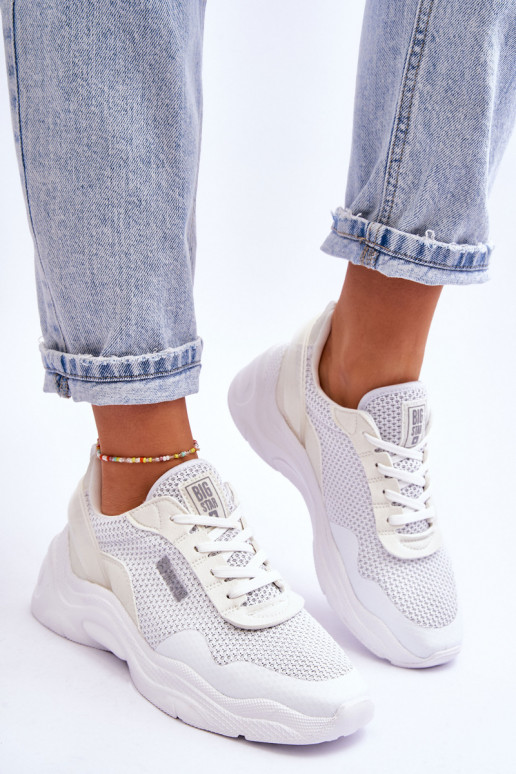 Dames materiaal sportschoenen Memory Foam System Big Star LL274A064 Initte kleur