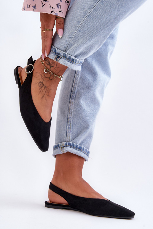 Dames Ballerinas van suède zInart Kenra