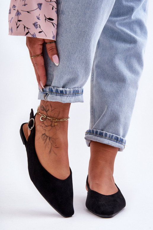 Dames Ballerinas van suède zInart Kenra