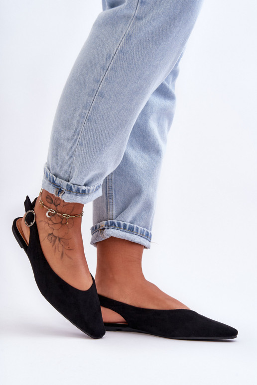 Dames Ballerinas van suède zInart Kenra