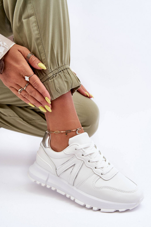 Leer Dames sportschoenen Initte kleur Kabama