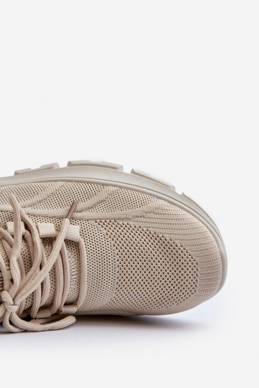 Sneakers model schoenen Het heeftnnen HI-POLY SYSTEM Big Star NN174469 beige