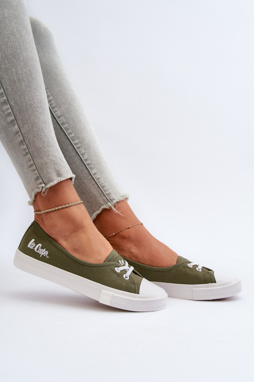 Sneakers Vrijetijdsschoenen Lee Cooper LCIN-24-31-2729 groene kleur