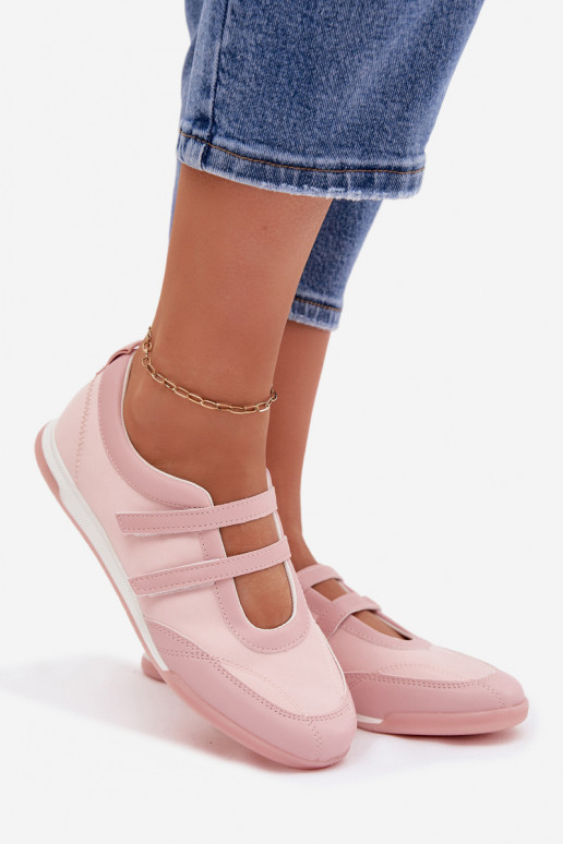 Sportieve stijl Ballerinas Dames Met Strepen roze Farvessa