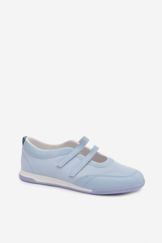 Sportieve stijl Ballerinas Dames Met Strepen blauIn Farvessa