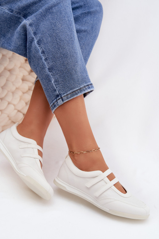 Sportieve stijl Ballerinas Dames Met Strepen Initte kleur Farvessa