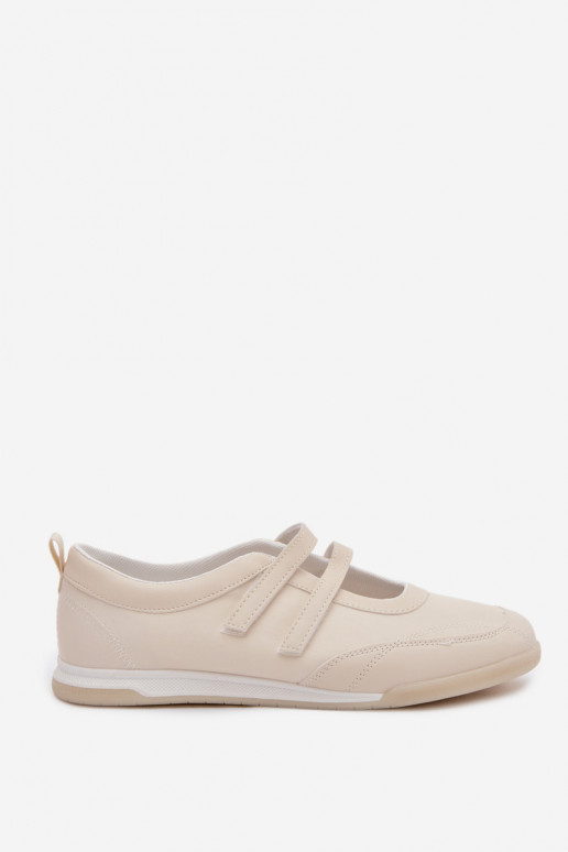 Sportieve stijl Ballerinas Dames Met Strepen beige Farvessa