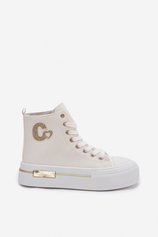 Witte Meloria platform sandalen