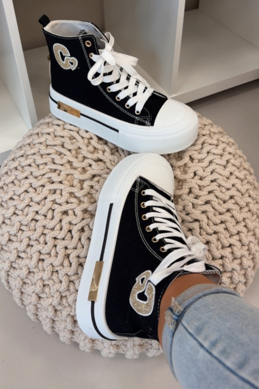 Zwarte Meloria platform sandalen