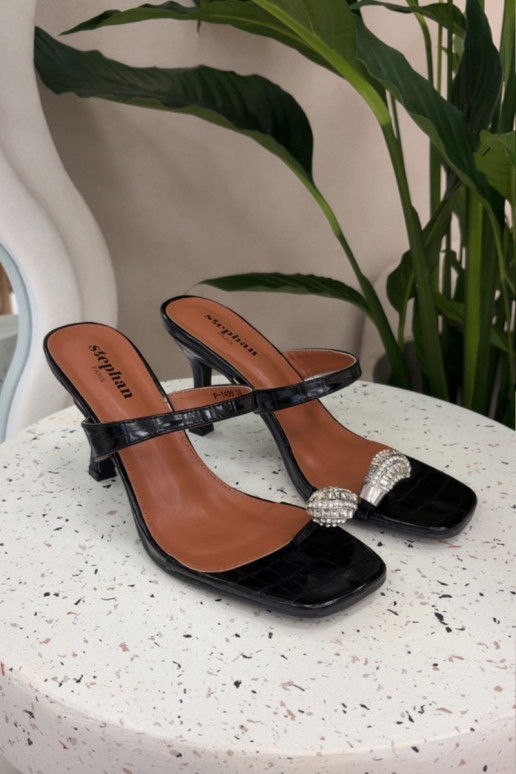 Damespantoffels met dunne hakken Met sierlijk Detalem zInart Lorissa