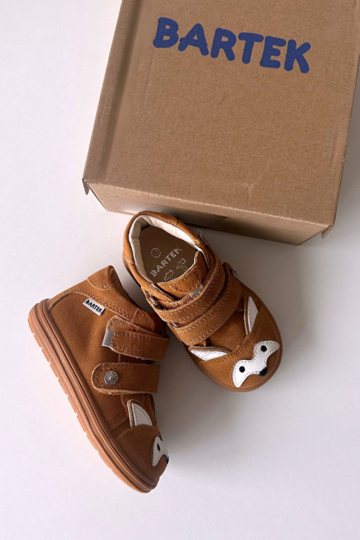 Leer Kinderschoenen Voor jongens Met Thema Lisa Bartek 8632063 bruine kleur