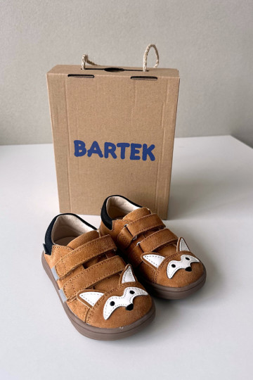 Leer schoenen Barefoot Kinderen Met Thema Lisa Bartek 8600563 bruine kleur