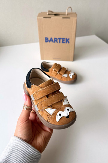 Leer schoenen Barefoot Kinderen Met Thema Lisa Bartek 8600563 bruine kleur 2