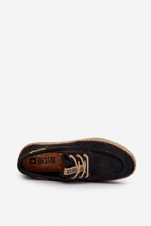 espadrilles Het heeftnnen met veters Big Star NN174051 zInart