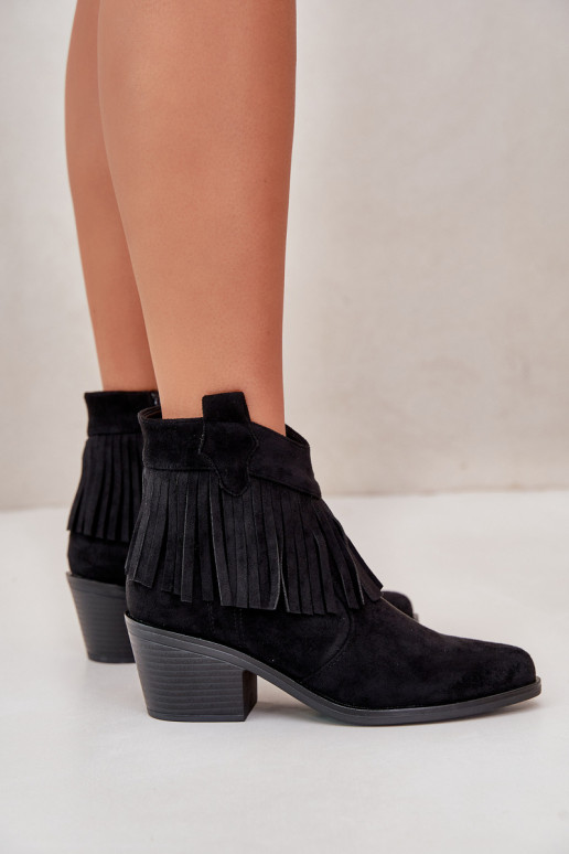 Laarzen in coInboystijl Dames Opar het kasteel van eco-suèdeoIne zInart S.Barski HY42-127