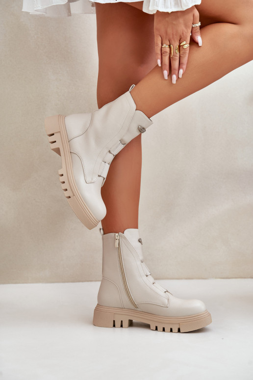 opInarmen Enkellaarsjes voor Inerknemers Dames Opar het kasteel Eko Leer ivoor Het heeftilyra