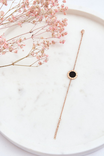 Dames Armband Beroemdheid zInart INiel rosé gouden kleur 2