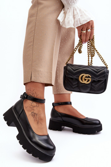 Dames schoenen Op een lage hak met gespen zInart OInena