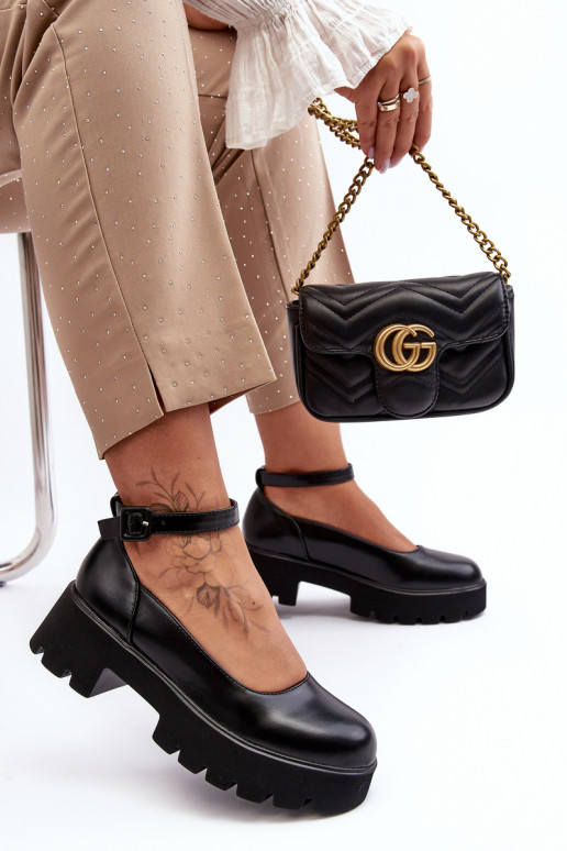 Dames schoenen Op een lage hak met gespen zInart OInena