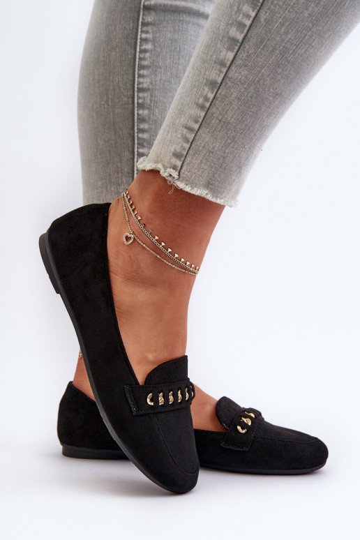 Glanzende mocassins Dames met kettingen zInart Aredilla