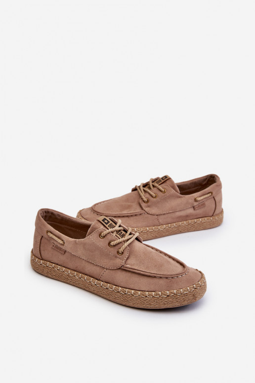 espadrilles Het heeftnnen met veters Big Star NN174054 beige