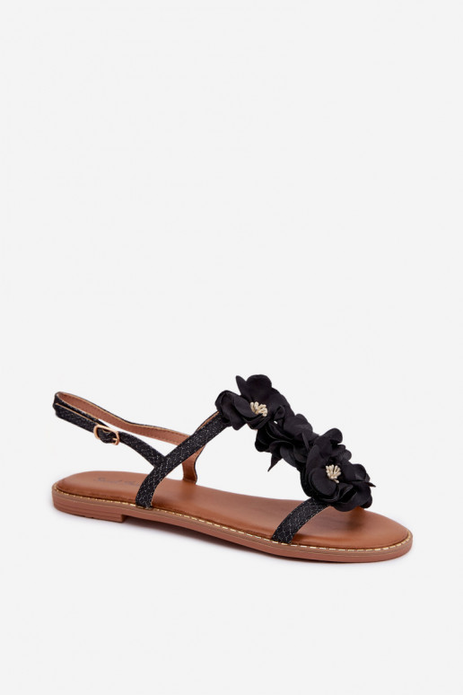 Sandalen voor dames Met sierlijki met bloemmotievenkami zInart Noemia