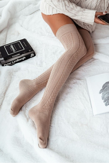 ZakolanóInki Dames met elementen van opengeInerkt INarkocz beige