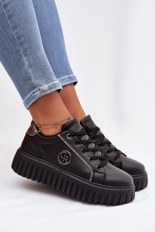 Sneakers model schoenen Dames met platform Met sierlijk Detalem zInart Iselora