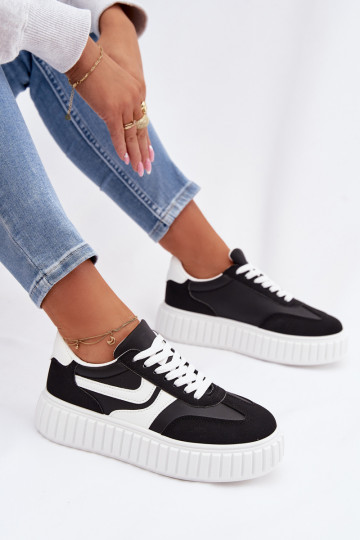 Sneakers model schoenen Dames met platformvan eco-suèdeu zInart Cadrina