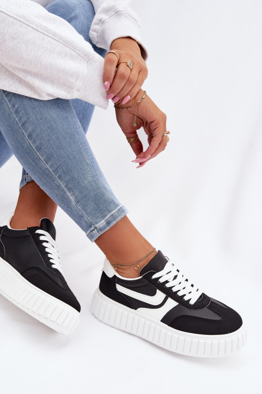 Sneakers model schoenen Dames met platformvan eco-suèdeu zInart Cadrina