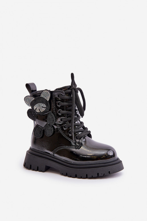 opInarmen Laarzen Kinderen Met Beer Opar het kasteel met lakeffect zInart Relobia