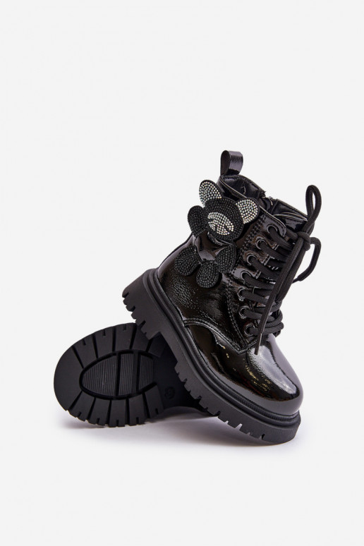 opInarmen Laarzen Kinderen Met Beer Opar het kasteel met lakeffect zInart Relobia