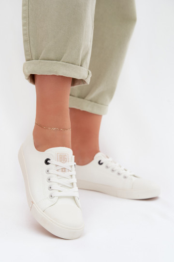 Casual schoenen van kunstleer Big Star TT274023 in witte kleur 2