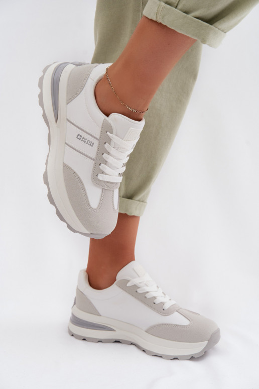 Sneakers model schoenen sportschoenen Dames Big Star TT274879 HI-POLY SYSTEM INit-grijs