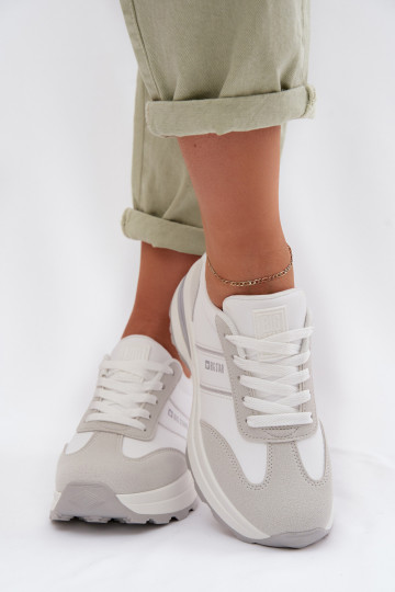 Sneakers model schoenen sportschoenen Dames Big Star TT274879 HI-POLY SYSTEM INit-grijs 2