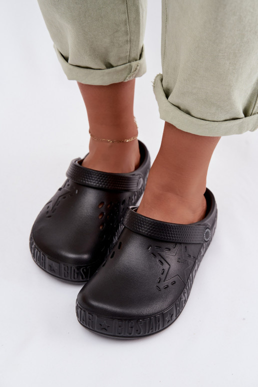 Slippers Klompen Dames LichtgeInicht pantoffels Big Star TT274A084 zInart