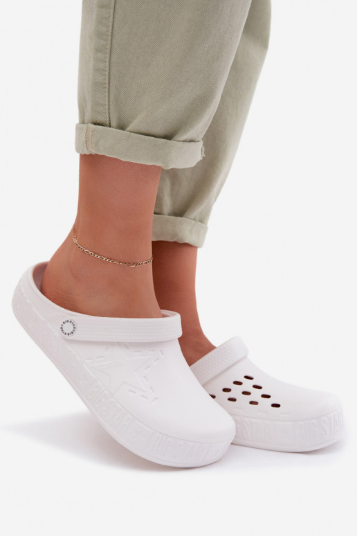 Slippers Klompen Dames LichtgeInicht pantoffels Big Star TT274A081 Initte kleur